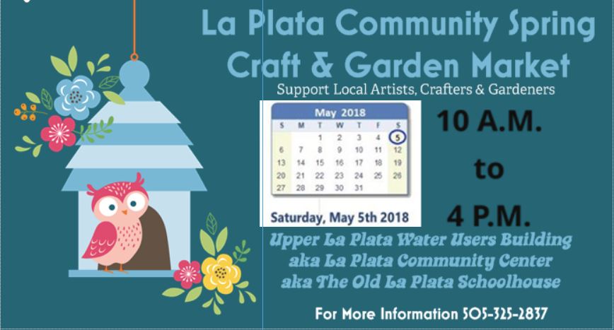 2018 La Plata Community Spring Craft & Garden Market