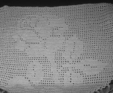 Filet Crochet Shawl Filet Crochet Shawl