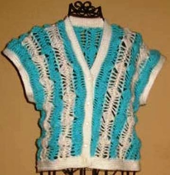 Hairpin Lace Vest by Skein Train Hairpin Lace Vest by Skein Train