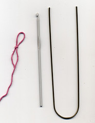 Crochet-Homemade Hairpin Lace Loom 2 Crochet-Homemade Hairpin Lace Loom 2